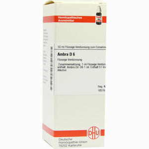 Ambra D6 Dilution 50 ml - ab 0,00 &euro;