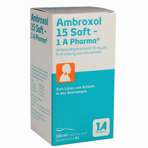 Ambroxol 15 Saft- 1a Pharma  100 ml - ab 1,65 €