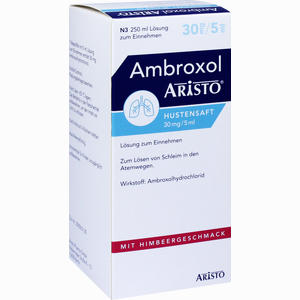 Ambroxol Aristo Hustensaft 30 Mg/5 Ml Lösung Zum Einnehmen  250 ml - ab 6,36 €