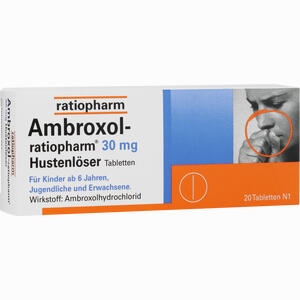 Ambroxol Ratiopharm 30 Hustenlöser Tabletten 20 Stück