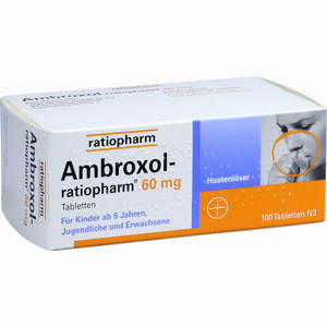 Ambroxol Ratiopharm 60 Hustenlöser Tabletten 100 Stück - ab 23,90 €