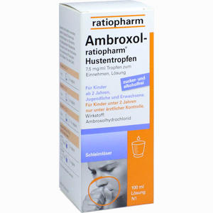 Ambroxol- Ratiopharm Hustentropfen  100 ml - ab 2,21 €