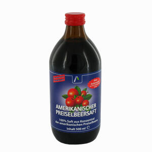 Amerikanische Preiselbeere Saft  500 ml - ab 6,05 €