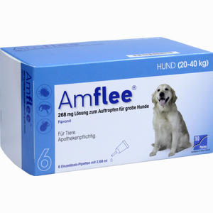 Amflee 268mg für Große Hunde Lösung 6 Stück - ab 0,00 €