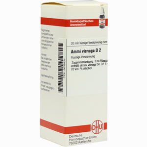 Ammi Visnaga D2 Dilution DHU-Arzneimittel GmbH & Co. KG 20 ml - ab 11,87 &euro;