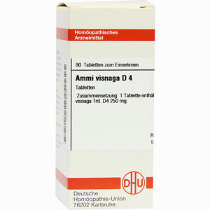 Ammi Visnaga D4 Tabletten 80 Stück - ab 0,00 €