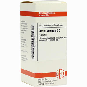 Ammi Visnaga D6 Tabletten 80 Stück - ab 0,00 &euro;