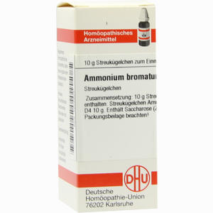 Ammonium Bromat D4 Globuli 10 g - ab 8,20 €