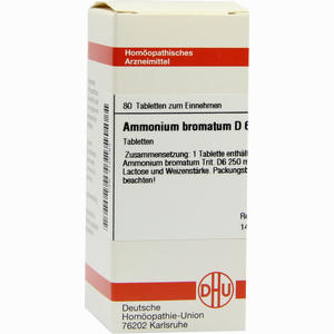 Ammonium Bromat D6 Tabletten 80 Stück - ab 0,00 €