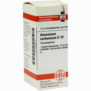 Ammonium Carb D10 Globuli 10 g - ab 8,54 €