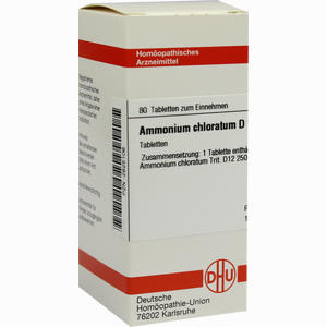 Ammonium Chlorat D12 Tabletten 80 Stück - ab 0,00 &euro;