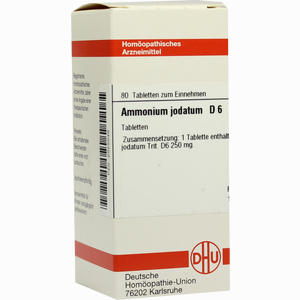 Ammonium Jodat D6 Tabletten 80 Stück - ab 0,00 €