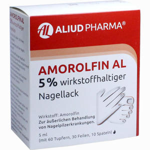 Abbildung von Amorolfin Al 5 % Wirkstoffhaltiger Nagellack Lösung 5 ml Abbildung von Amorolfin Al 5 % Wirkstoffhaltiger Nagellack Lösung 5 ml