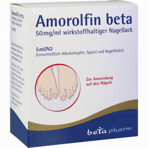 Amorolfin Beta 50mg/Ml Wirkstoffhaltiger Nagellack 5 ml - ab 13,55 €