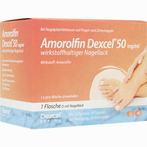 Amorolfin Dexcel 50 Mg/Ml Wirkstoffhaltiger Nagellack 5 ml - ab 11,89 €