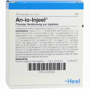 An- Io- Injeel Ampullen  10 Stück - ab 0,00 €
