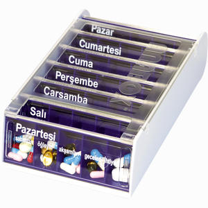 Anabox 7 Tage Blau Türkisch 1 Stück - ab 0,00 €