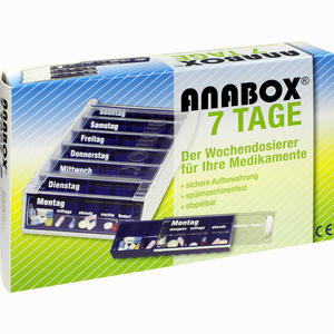Anabox 7 Tage Wochendosierer Blau 1 Stück - ab 12,20 €