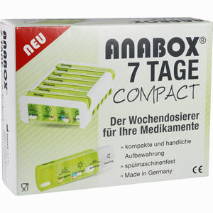 Anabox Compact 7 Tage Wochendosierer Grün/Weiß 1 Stück - ab 11,01 &euro;