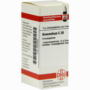 Anacardium C30 Globuli 10 g - ab 7,40 €