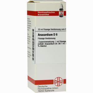 Anacardium D6 Dilution DHU-Arzneimittel GmbH & Co. KG 20 ml - ab 0,00 &euro;