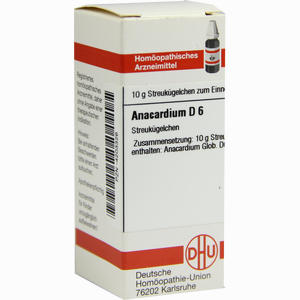 Anacardium D6 Globuli 10 g - ab 7,48 €