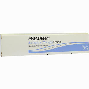 Anesderm 25mg/g + 25mg/g Creme  30 g - ab 17,60 €