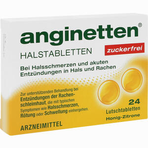 Anginetten Halstabletten zuckerfrei Lutschtabletten 24 Stück - ab 2,97 €
