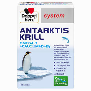 Antarktis Krill Doppelherz System Kapseln 60 Stück