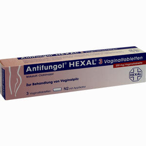 Antifungol Hexal 3 Vaginaltabletten  3 Stück - ab 0,00 &euro;