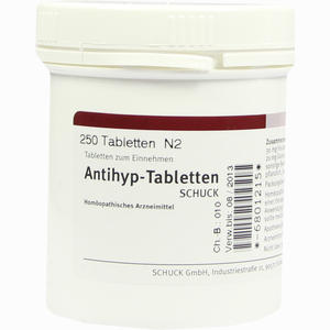 Antihyp- Tabletten Schuck  250 Stück - ab 0,00 €