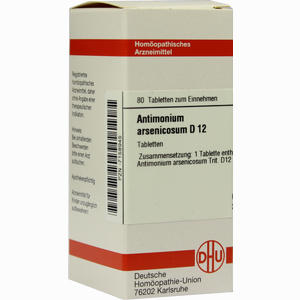 Antimonium Arsenic D12 Tabletten 80 Stück - ab 0,00 &euro;