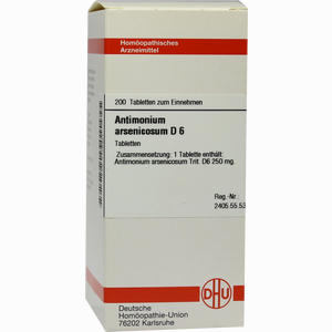 Antimonium Arsenic D6 Tabletten 200 Stück - ab 0,00 €