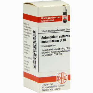 Antimonium Sulf Aurant D10 Globuli 10 g - ab 8,09 €