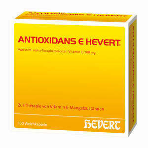 Antioxidans E Hevert Kapseln  100 Stück - ab 0,00 &euro;