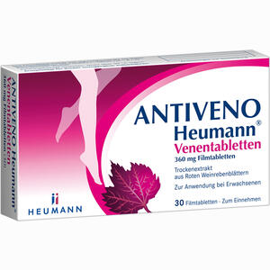 Antiveno Heumann Venentabletten Filmtabletten  30 Stück - ab 8,49 €