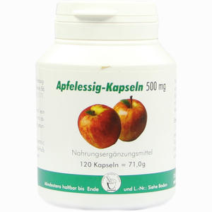 Apfel Essig 500 Kapseln 120 Stück - ab 13,94 €