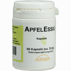 Apfelessig Kapseln  60 Stück - ab 5,16 €
