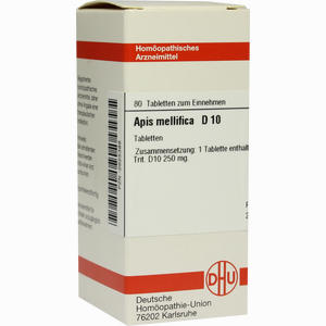 Apis Mellifica D10 Tabletten 80 Stück - ab 0,00 €