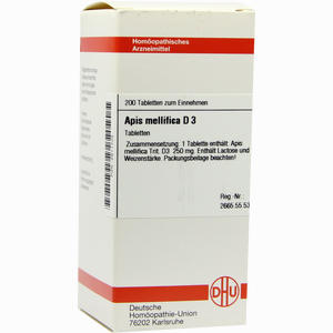 Apis Mellifica D3 Tabletten 200 Stück - ab 0,00 €