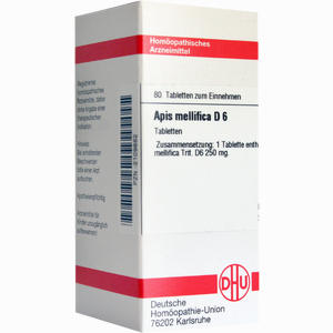 Apis Mellifica D6 Tabletten 80 Stück - ab 7,80 €