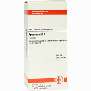 Apocynum D4 Tabletten 200 Stück - ab 0,00 €