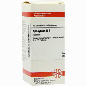 Apocynum D6 Tabletten 80 Stück - ab 9,31 €