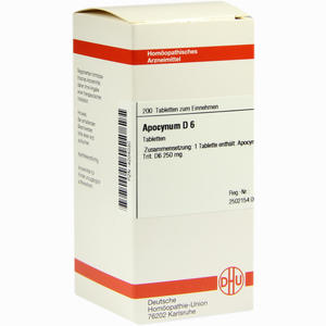 Apocynum D6 Tabletten 200 Stück - ab 0,00 &euro;