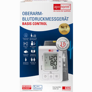 Aponorm Blutdruckmessgerät Basis Control Oberarm 1 Stück - ab 28,15 €