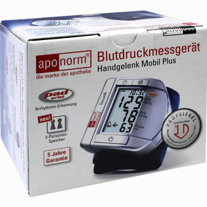 Aponorm Blutdruckmessgeraet Mobil Plus Handgelenk 1 Stück - ab 0,00 &euro;