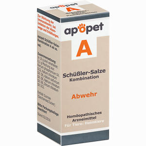 Apopet Schüßler- Salze Kombination A Abwehr Ad Us. Vet. Globuli 12 g - ab 0,00 &euro;