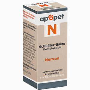 Apopet Schüßler- Salze Kombination N Nerven Ad Us. Vet. Globuli 12 g - ab 0,00 €