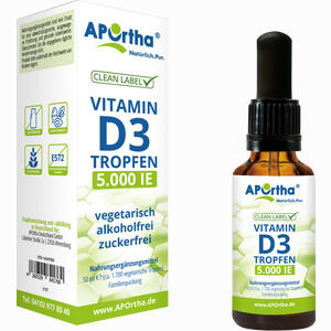 Aportha Vitamin D3 Tropfen 5.000ie - 125 Ug  50 ml - ab 10,89 €