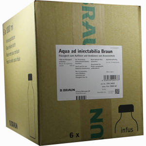 Aqua Ad Iniectabilia M Combik Gl Flasche 6X1000 ml - ab 30,19 €